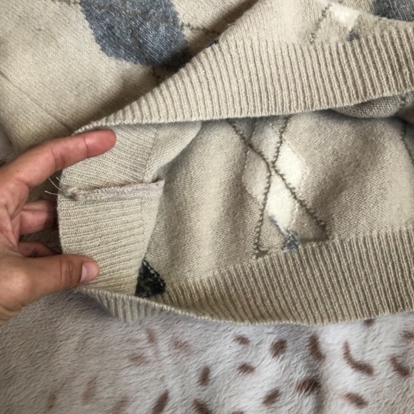 Vintage argyle sweater - Picture 5 of 5